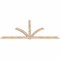 Ekena Millwork Redmond Smooth Timber Gable Bracket, Douglas Fir, 84"W x 38"H x 1 1/2"D x 3 1/2"F, 11/12 Pitch GBW084X38X0204RED00SDF - alternate 2